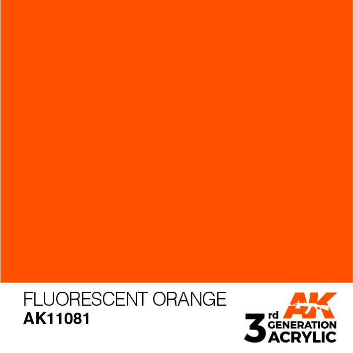 AK Interactive Fluorescent Orange 17ml