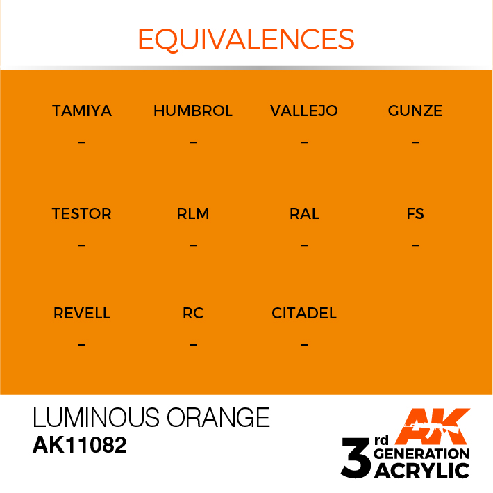 AK Interactive Luminous Orange 17ml