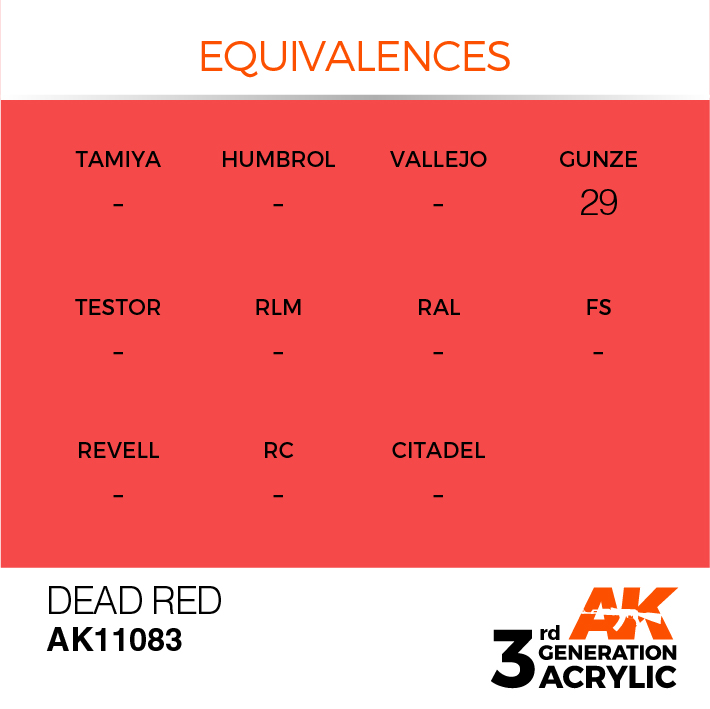 AK Interactive Dead Orange 17ml