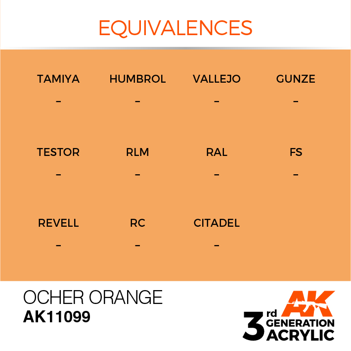AK Interactive Ocher Orange 17ml