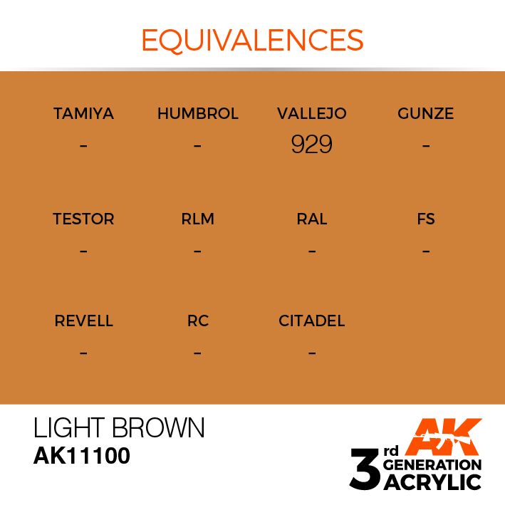 AK Interactive Light Brown 17ml