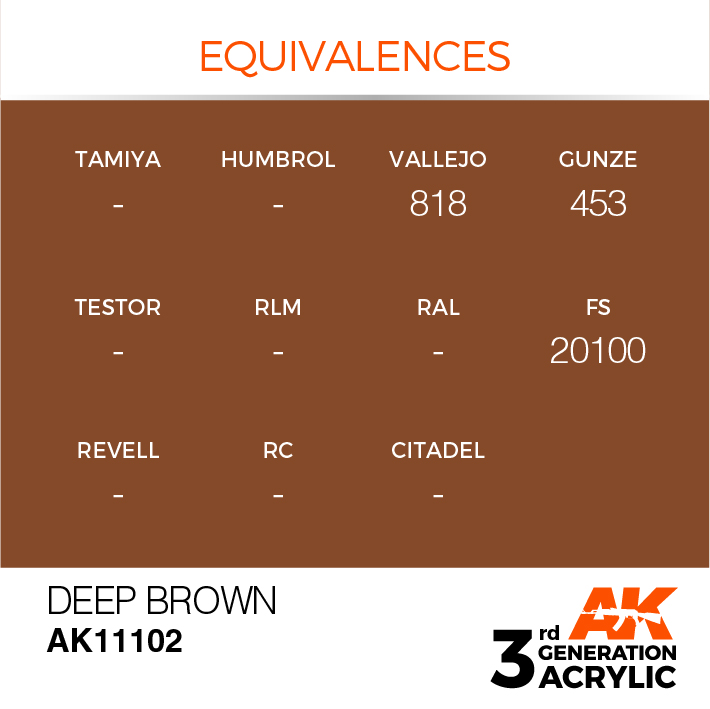 AK Interactive Deep Brown 17ml