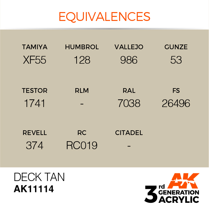 AK Interactive Deck Tan 17ml