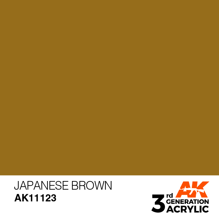 AK Interactive Japanese Uniform Brown 17ml