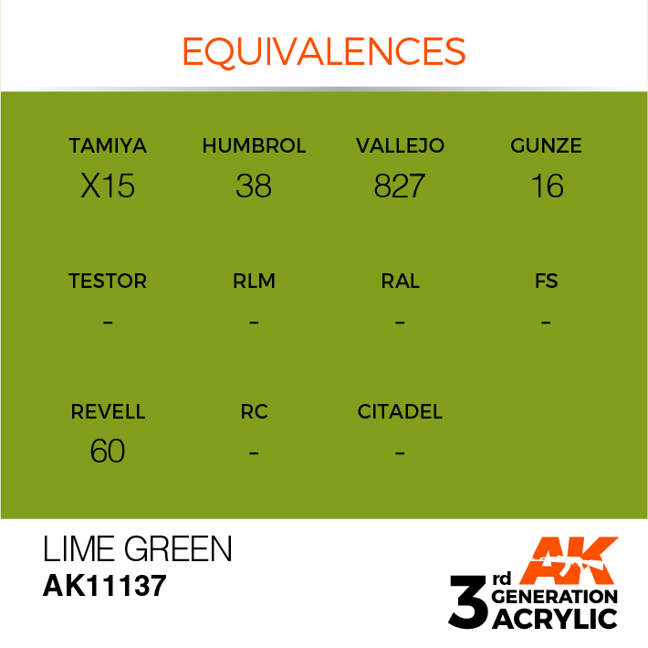 AK Interactive Lime Green 17ml