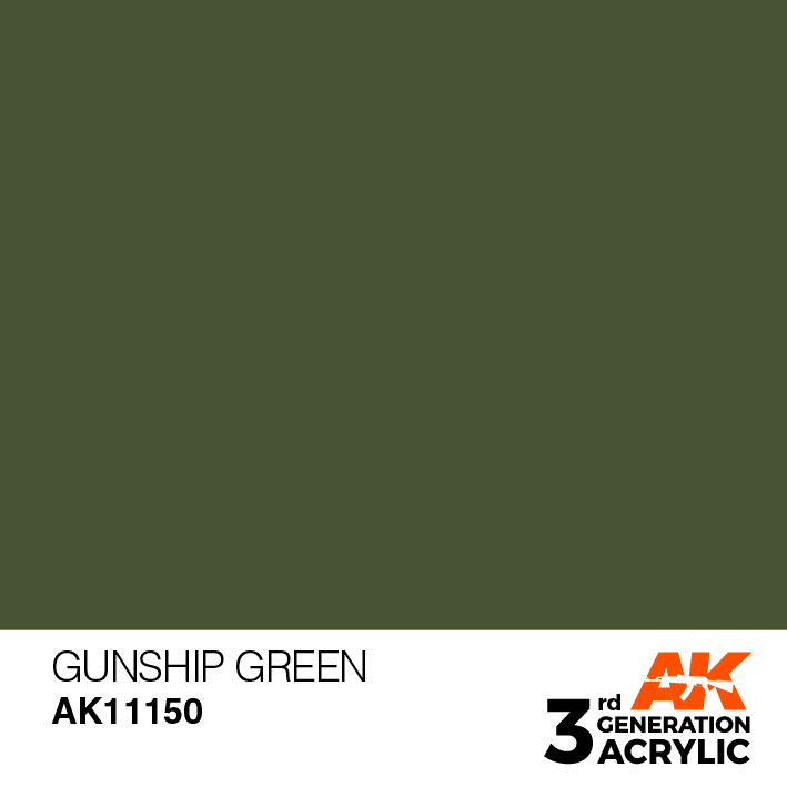 AK Interactive Gunship Green 17ml