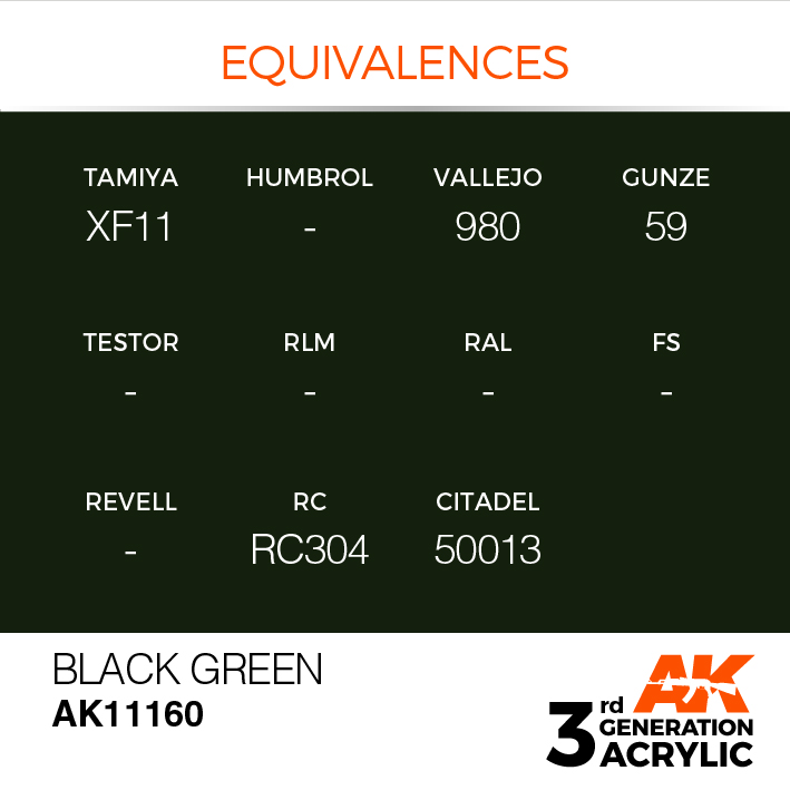 AK Interactive Black Green 17ml