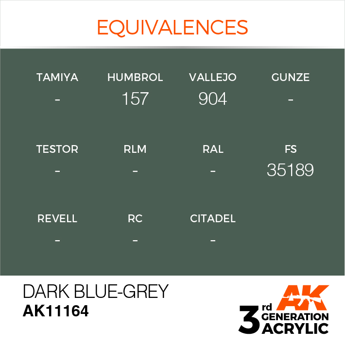 AK Interactive Dark Blue-Grey 17ml