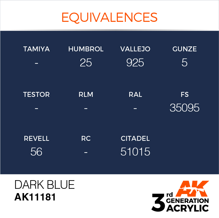 AK Interactive Dark Blue 17ml