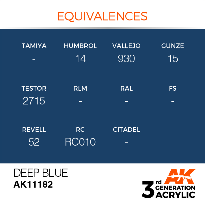 AK Interactive Deep Blue 17ml