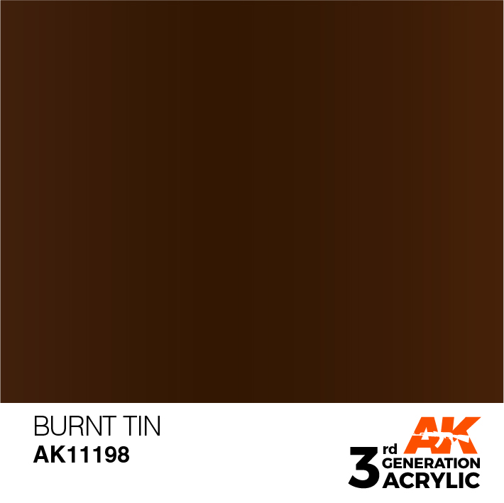 AK Interactive Burnt Tin 17ml