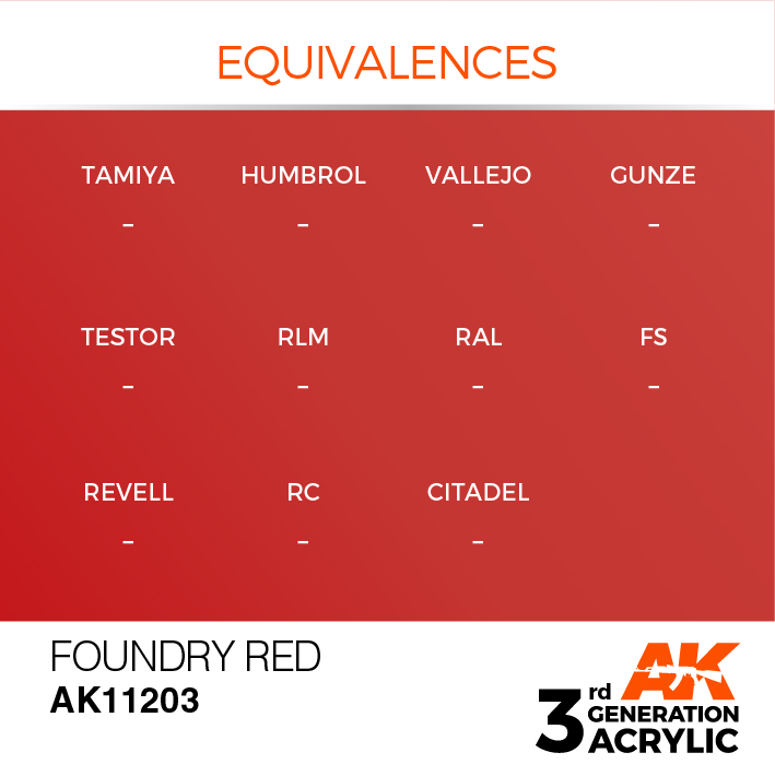 AK Interactive Foundry Red 17ml