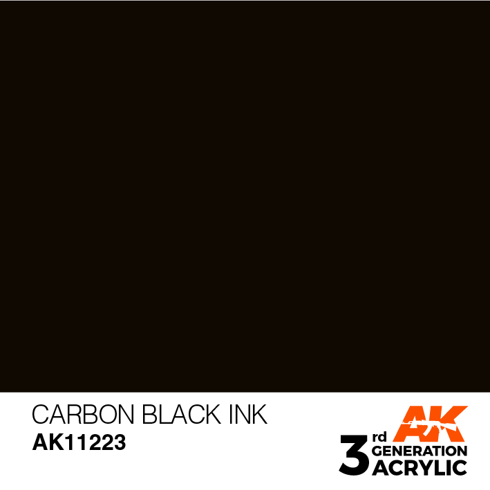 AK Interactive Carbon Black INK 17ml