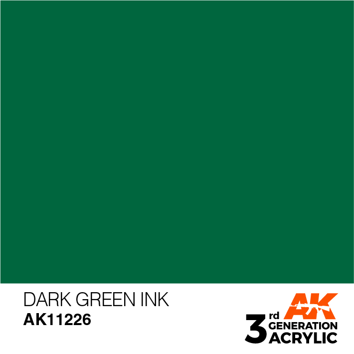 AK Interactive Dark Green INK 17ml