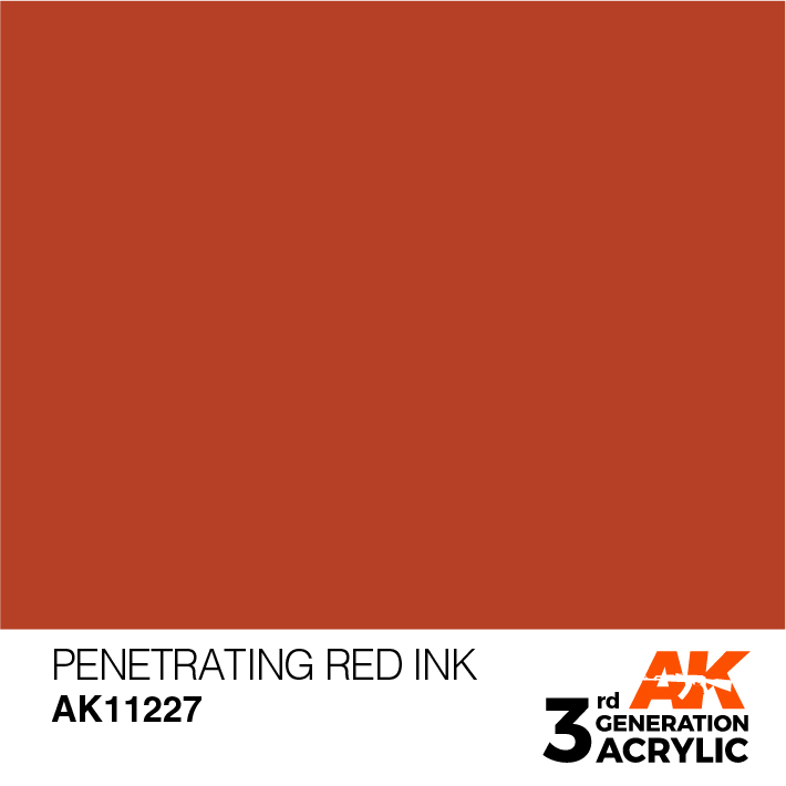 AK Interactive Penetrating Red INK 17ml
