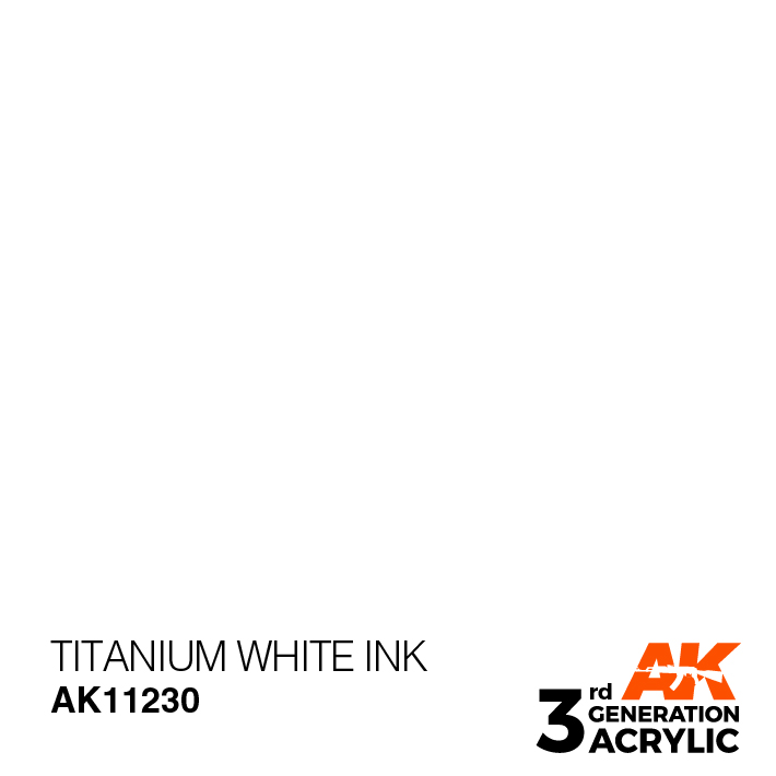 AK Interactive Titanium White INK 17ml