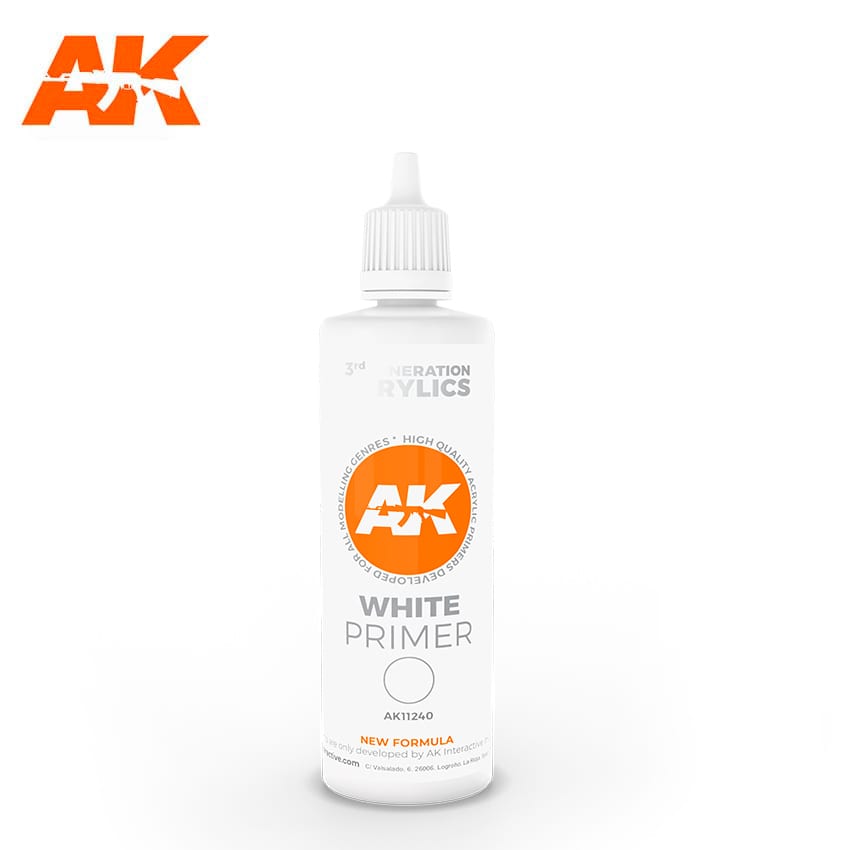 AK Interactive WHITE PRIMER 100ML