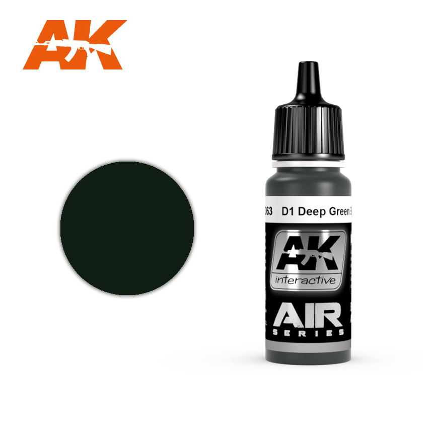AK Interactive D1 DEEP GREEN BLACK