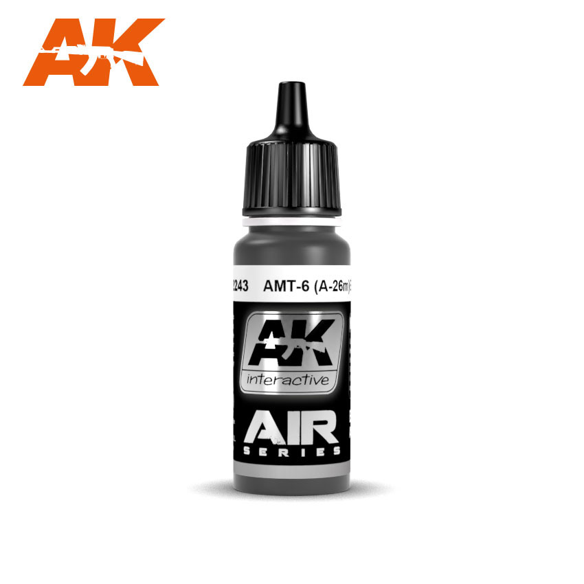 AK Interactive AMT-7 (A-26m) Black