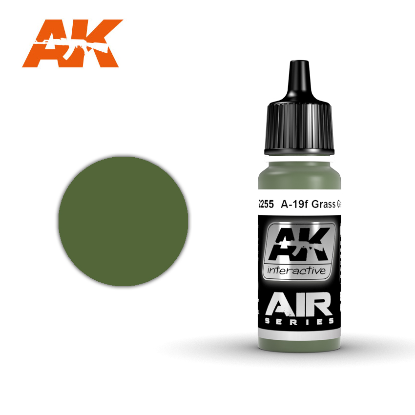 AK Interactive A-19f Grass Green 17ml