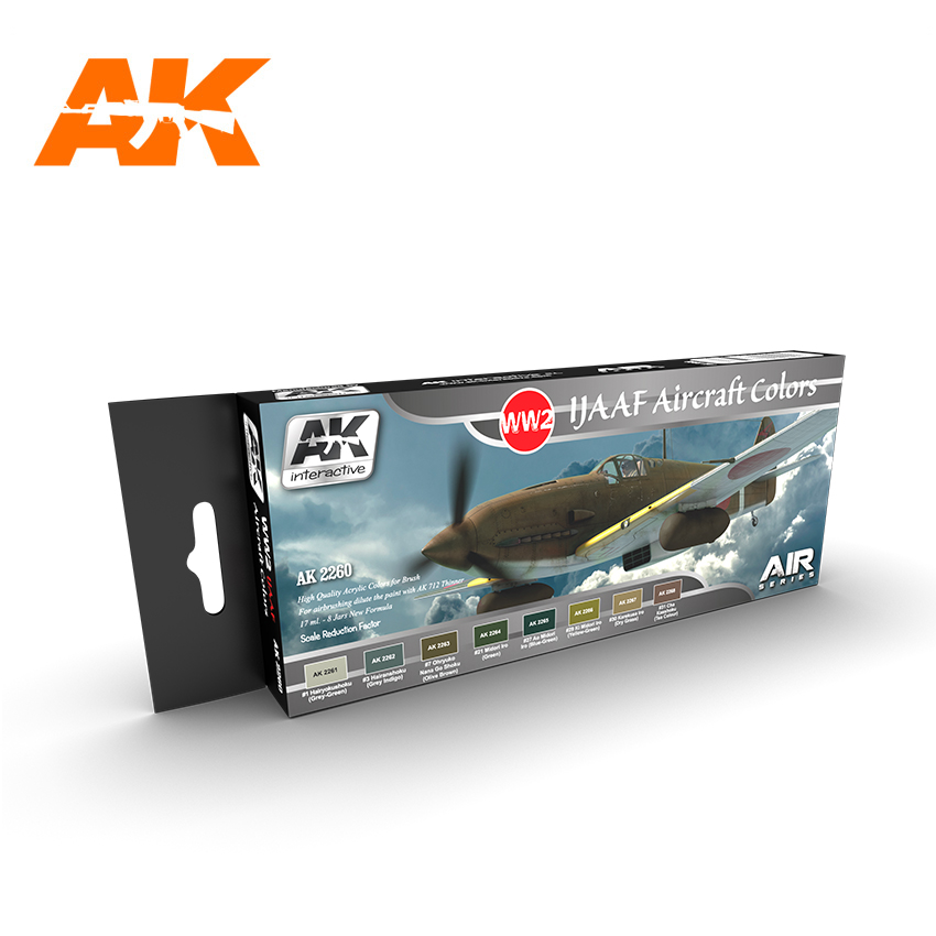 AK Interactive WW2 IJAAF AIRCRAFT COLORS SET