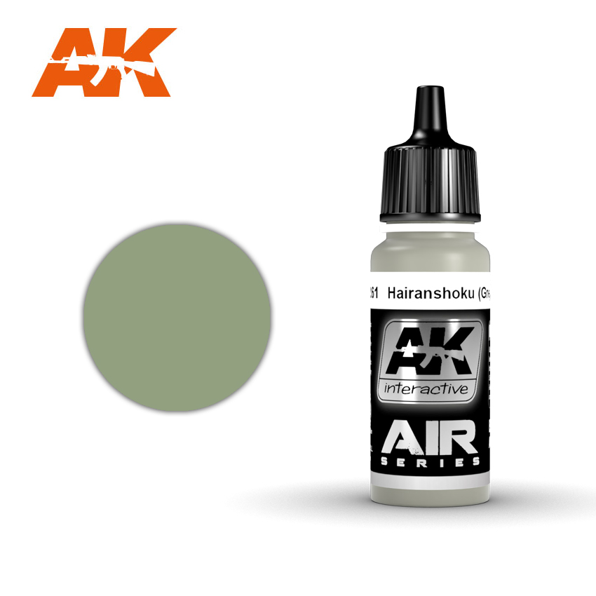 AK Interactive Hairyokushoku (Grey-Green) 17ml