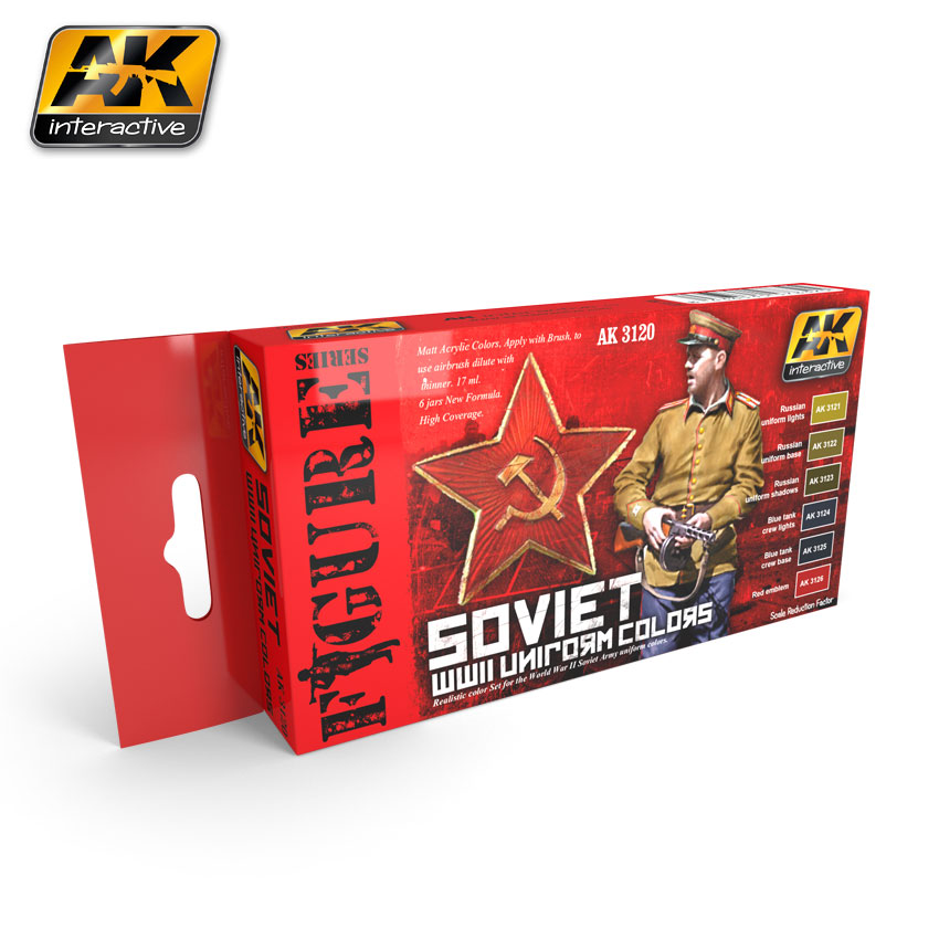 AK Interactive SOVIET WWII UNIFORM COLORS
