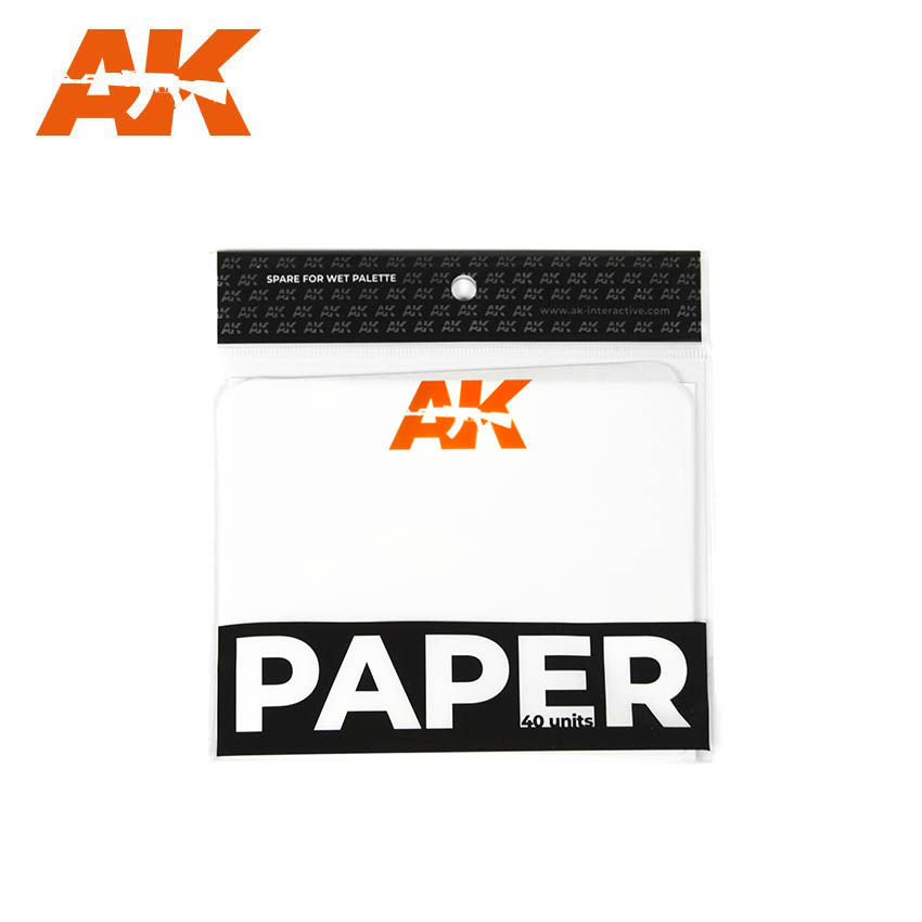 AK Interactive PAPER (wett palette replacement) 40 units.