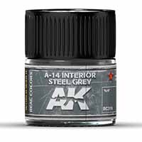 AK Interactive A-14 Interior Steel Grey 10ml