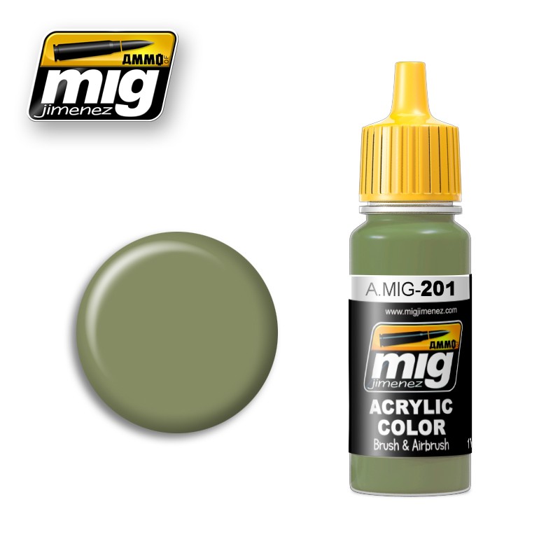 Ammo Mig Jimenez FS 34424 LIGHT GRAY GREEN