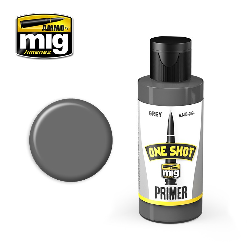 Ammo Mig Jimenez One Shot Primer - Grey, 60ml