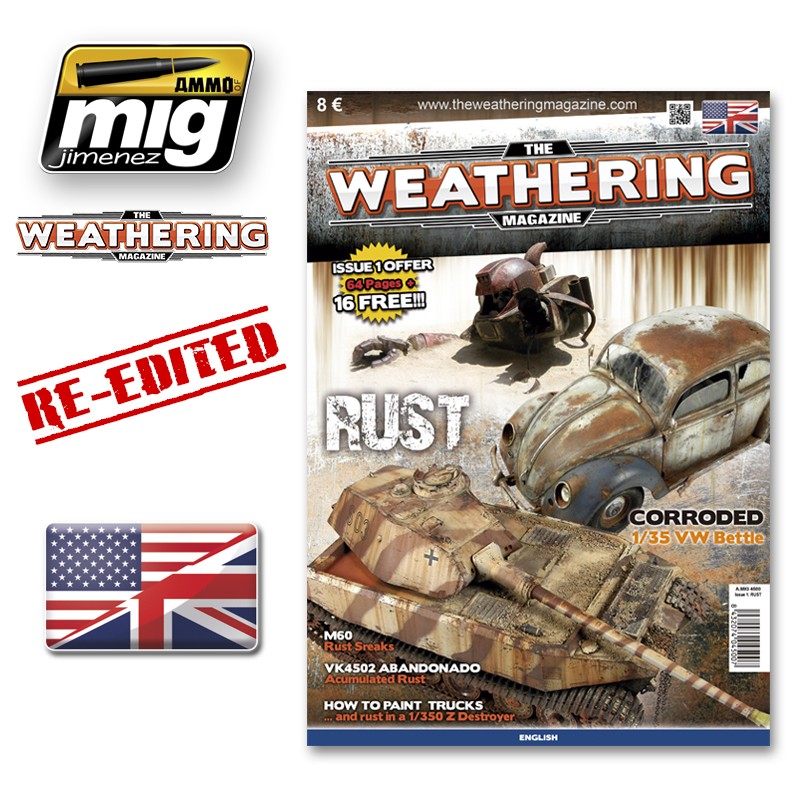 Ammo Mig Jimenez UTGTT The Weathering Magazine #1, Rust.
