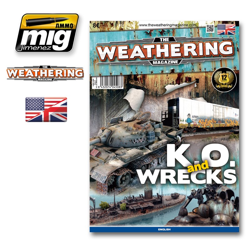 Ammo Mig Jimenez The Weathering Magazine #9, K.O. and Wrecks.