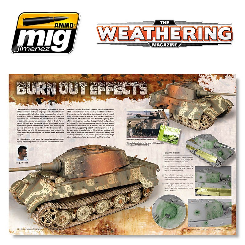 Ammo Mig Jimenez The Weathering Magazine #9, K.O. and Wrecks.