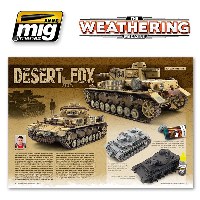 Ammo Mig Jimenez UTGTT The Weathering Magazine #13, Desert.