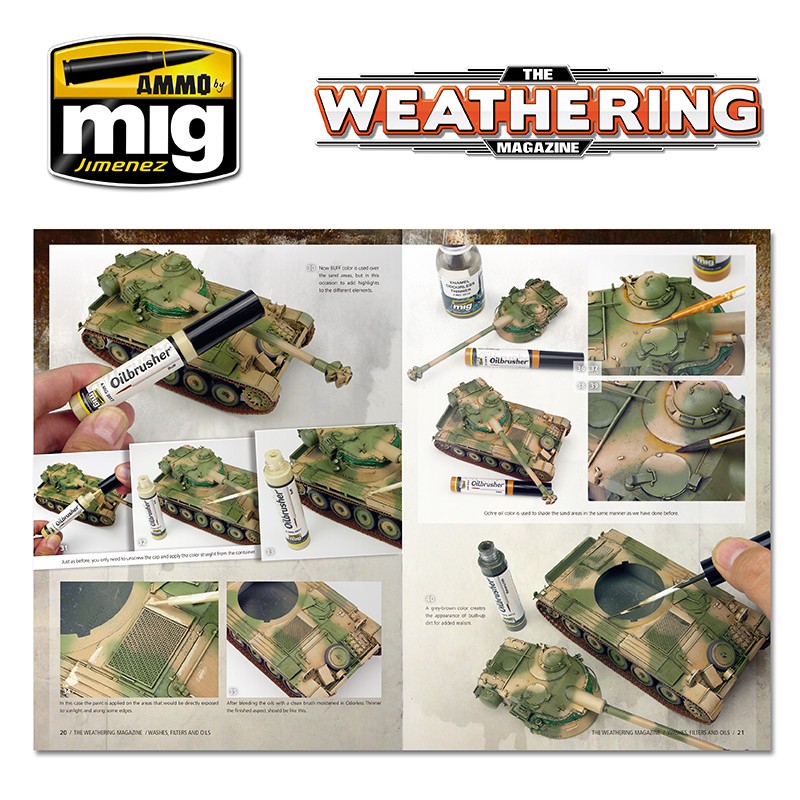 Ammo Mig Jimenez The Weathering Magazine #17, Washes, Filters and Oils