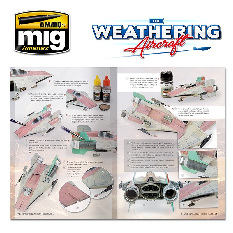 Ammo Mig Jimenez The Weathering Aircraft #9, Desert Eagles