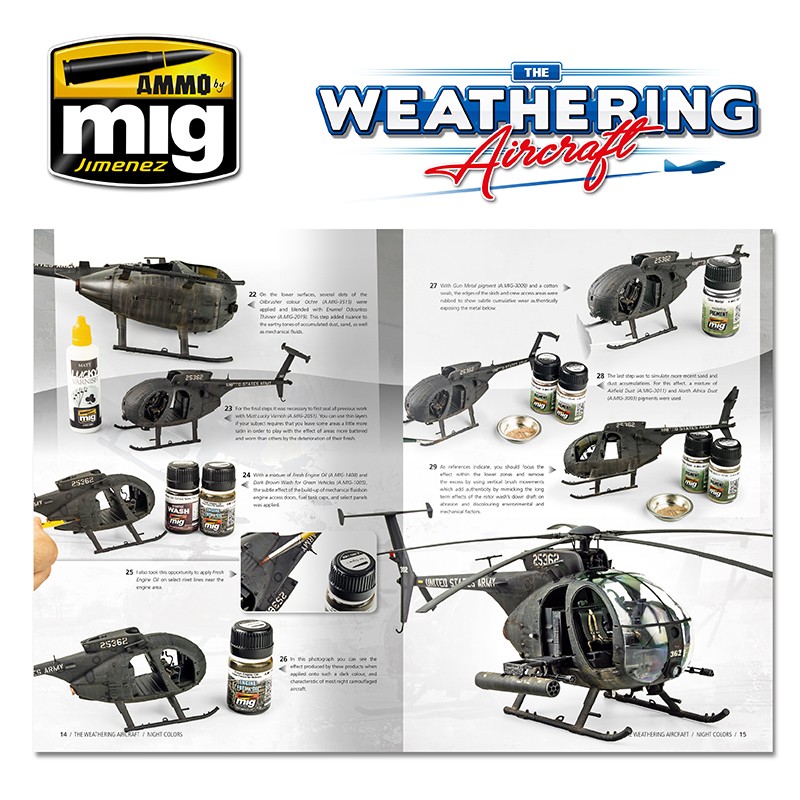 Ammo Mig Jimenez The Weathering Aircraft Issue 14. NIGHT COLORS (English)