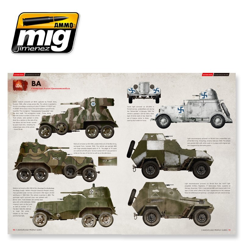 Ammo Mig Jimenez EASTERN FRONT, Russian Vehicles 1935-1945 Camouflage guide