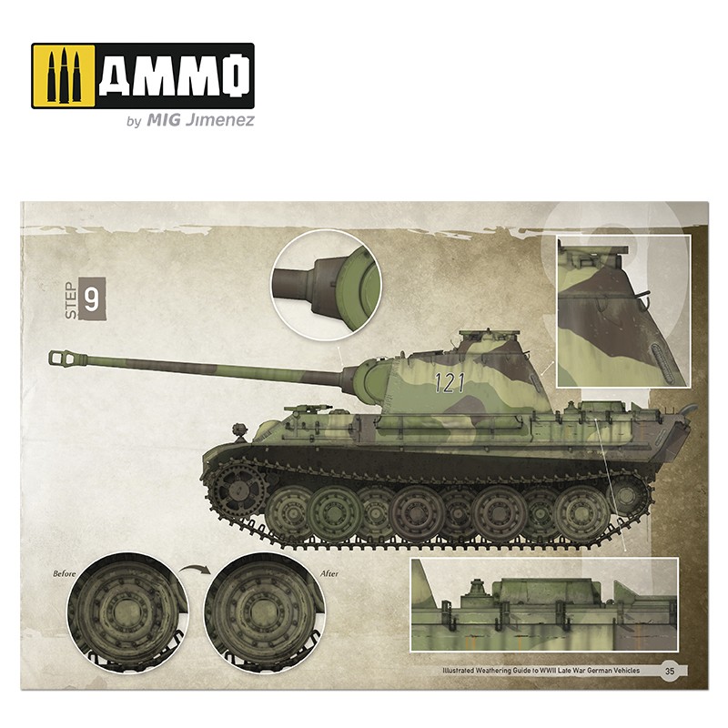 Ammo Mig Jimenez ILLUSTRATED GUIDE OF WWII LATE GERMAN VEHICLES