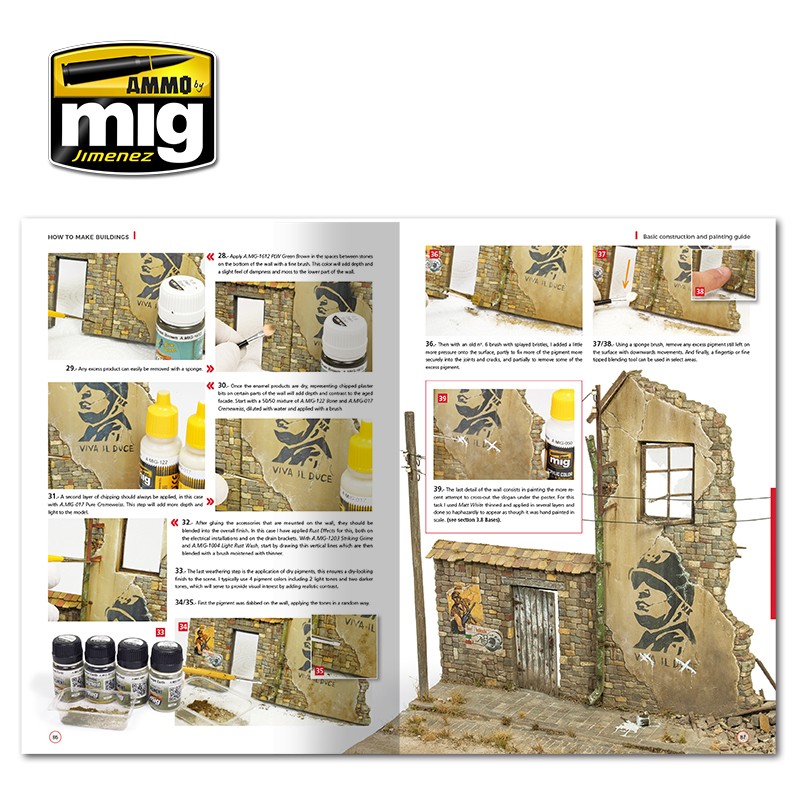 Ammo Mig Jimenez How to Make Buildings, Basic Construction and Painting Guide