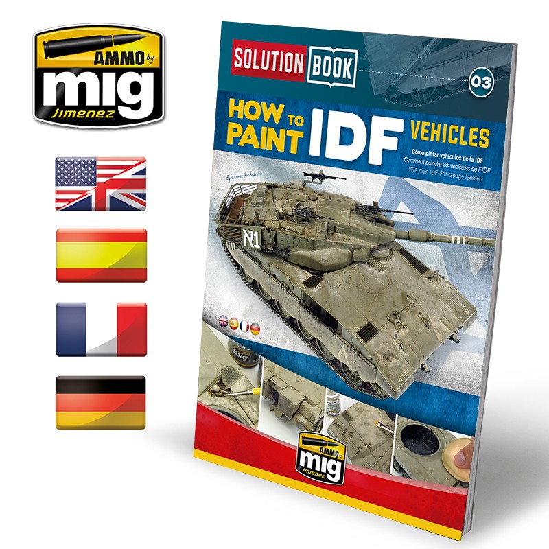 Ammo Mig Jimenez IDF Vehicles Solution Book