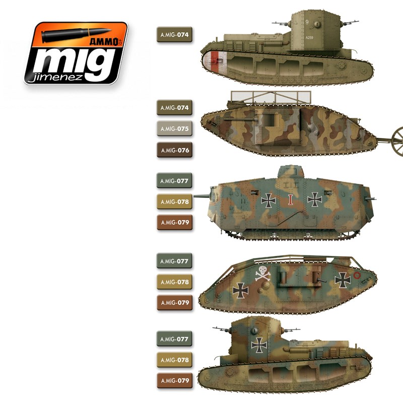 Ammo Mig Jimenez British & German WWI Camouflages
