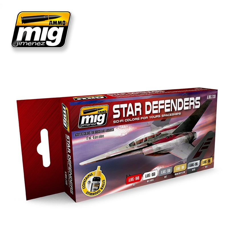 Ammo Mig Jimenez Star Defenders SCI-FI Colors