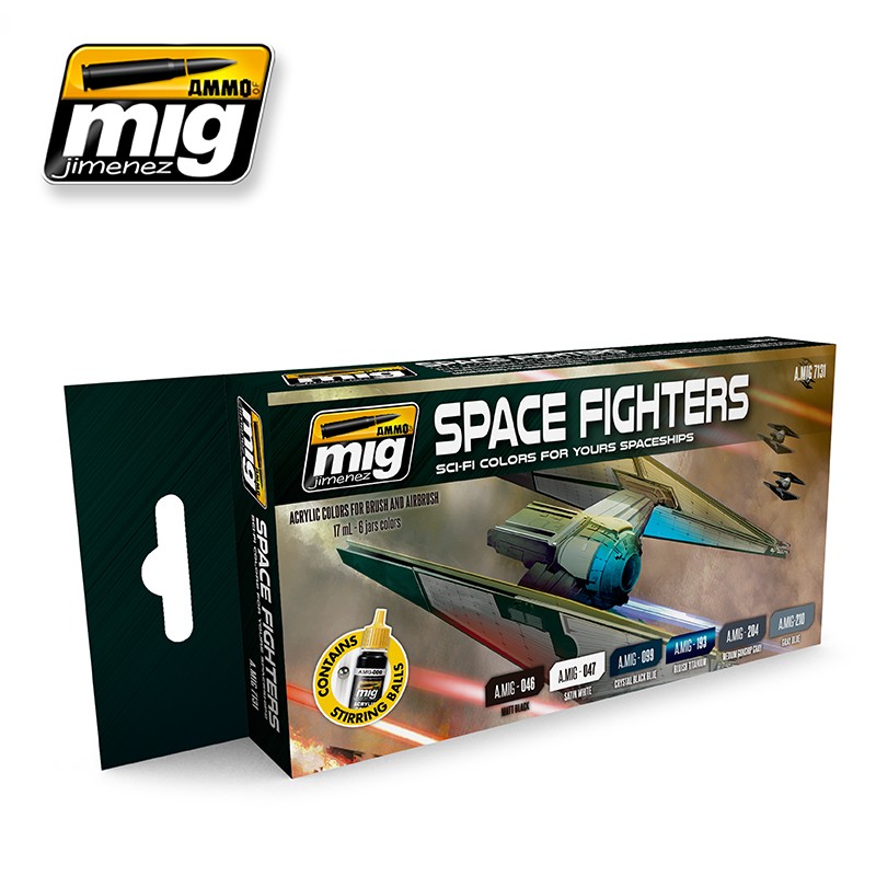Ammo Mig Jimenez Space Fighters SCI-FI Colors