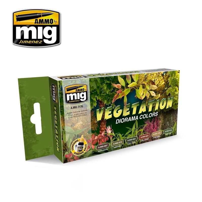 Ammo Mig Jimenez Vegetation Diorama Colors