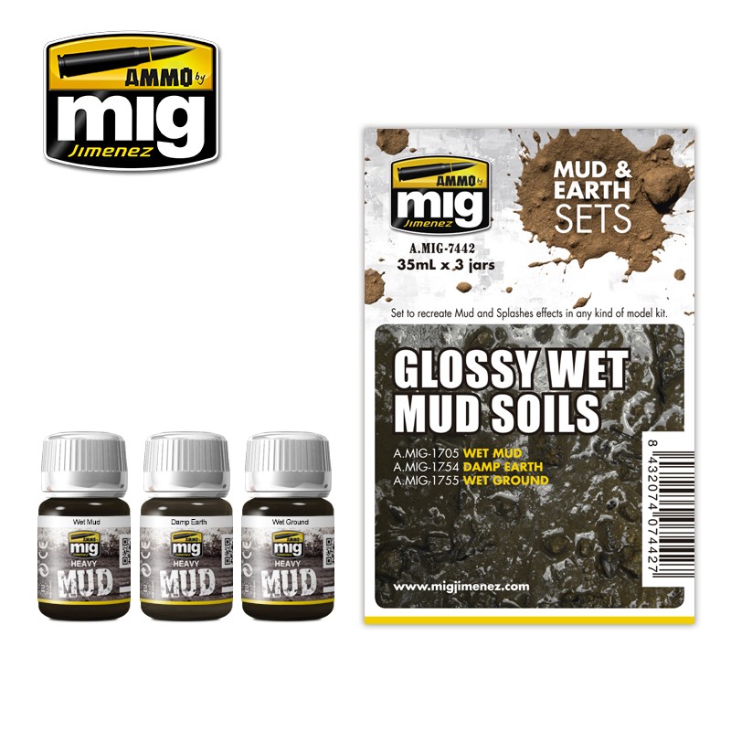 Ammo Mig Jimenez Glossy Wet Mud Soils