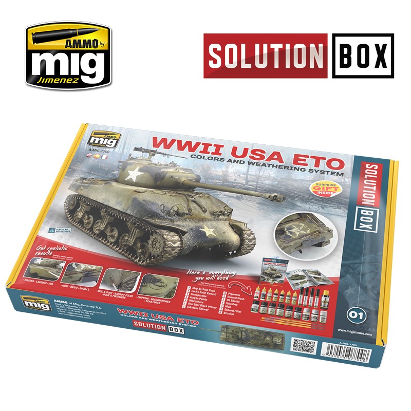 Ammo Mig Jimenez WWII American ETO Suolution Box