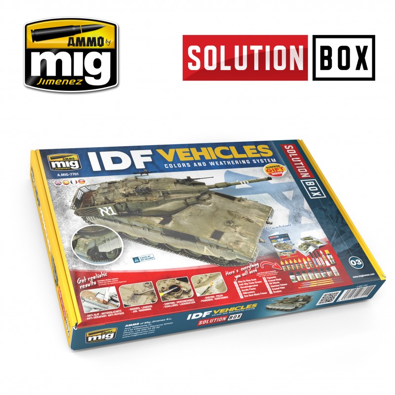 Ammo Mig Jimenez IDF VEHICLES SOLUTION BOX