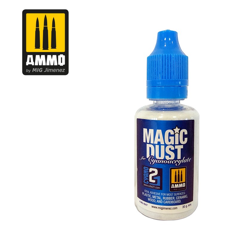Ammo Mig Jimenez Cyano 2 - Magic Dust for CA Glue